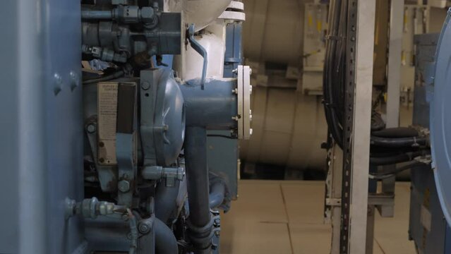 Huge vibration near diesel generator of ship