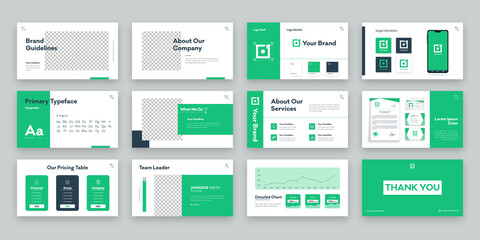 Minimalist Business Branding Company Presentation Template