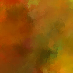 Painted composition with vibrant brush strokes. Textured colorful painting. Paint brushed wallpaper.