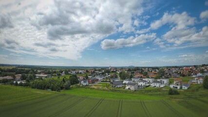 Fototapeta na wymiar Small village in Bavaria Germany 