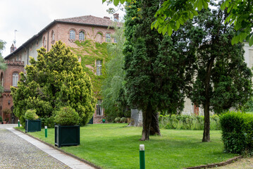view of the Royal Castle of Oviglio national monument of