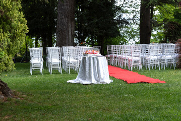 places authorized for the celebration of civil marriage outdoors