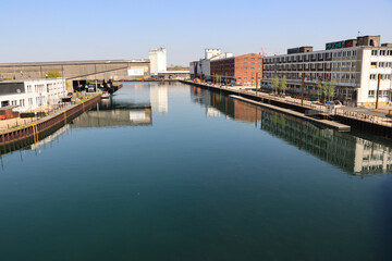Dortmund; Blick in den Stadthafen