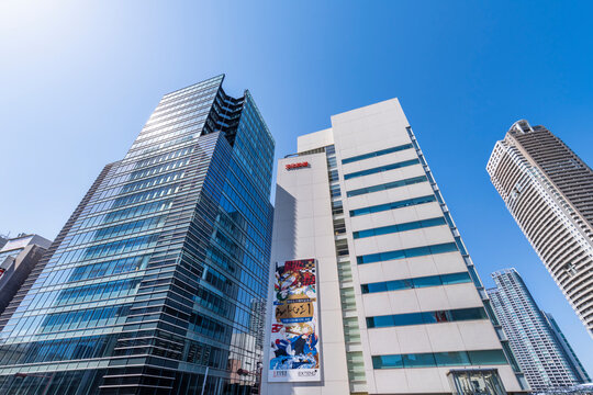 「浜松町スクエア」と「文化放送メディアプラス」のビルディング