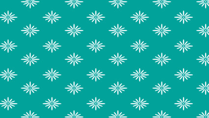 緑青の菊菱模様　和柄　着物の柄　16：9