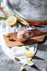 fresh rhubarb jam