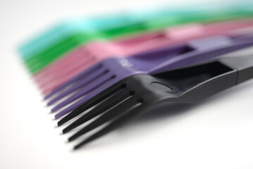 Fourchettes en plastique