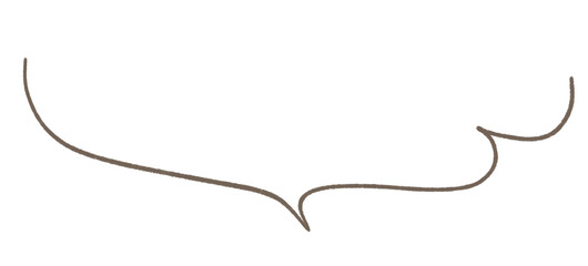 手描きの吹き出し　