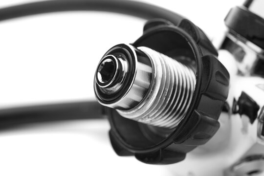 Close-up of a DIN Scuba Regulator