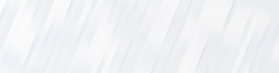Obraz premium Abstract white gray diagonal lines. Geometric 3d elegant background. Tech subtle illustration. Light grey technology metallic stripes. Digital minimal dynamic. Premium luxury design template