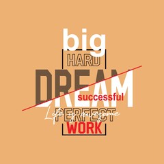 dream perfect Premium Vector illustration of a text graphic. suitable screen printing and DTF for the design boy outfit of t-shirts print, shirts, hoodies baba suit, kids cottons, etc.