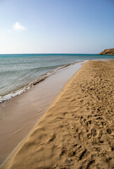 Macheria beach on Rhodos island