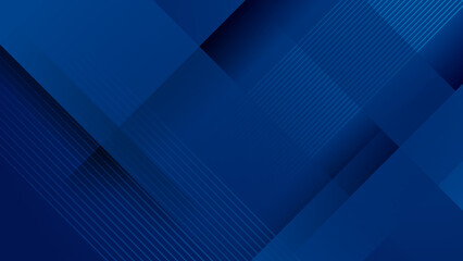 Abstract blue background with line stripe shapes