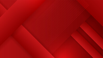 Abstract red background with stripes and space for text
