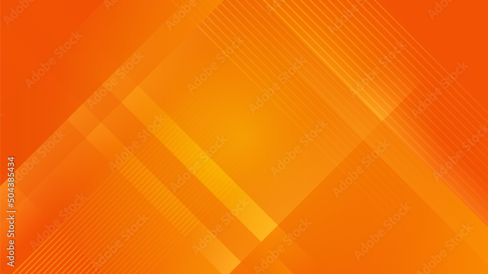 Poster orange abstract geometric background with polygons