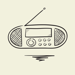 Sketch of the radio receiver