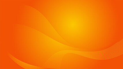Modern Abstract dynamic shape orange design background