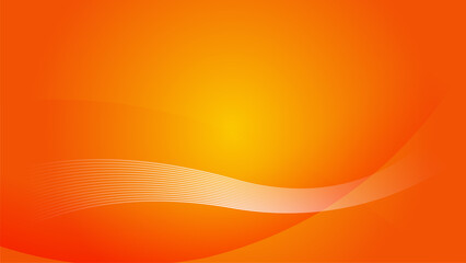 simple orange background . flat geometric gradation style