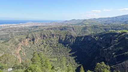 Fototapeta na wymiar Pico de Bandama - Las Palmas - Gran Canaria - Spain