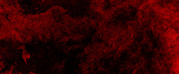 Abstract red paint background, color gradient texture. liquid mix fluid blend surface, acrylic marble effect layer, scary  red wall scratches, blood dark wall texture background.