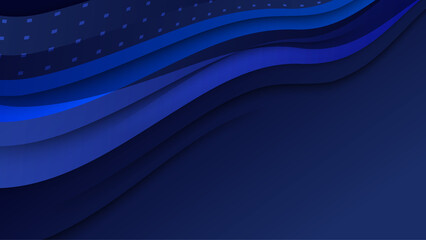 Abstract futuristic background banner with a gradient shapes and blur