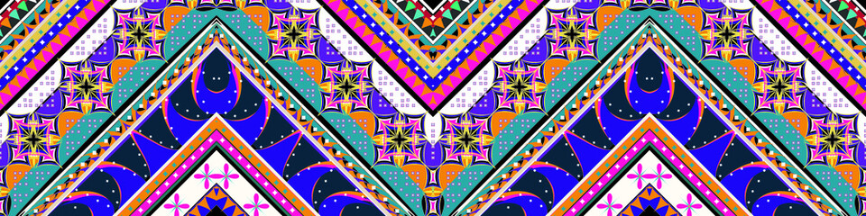 seamless ethnic pattern design.Geometric ethnic oriental ikat pattern traditional Design.ethnic oriental pattern,fabric,embroidery.Mexican pattern.merican pattern.latin african.indian fabric.Mexican