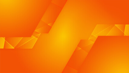 Abstract 3D layer orange background