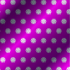 Two color vector floral pattern. Design for wallpaper, wrapping paper, background, fabric. Vector seamless pattern with decorative leaves flower