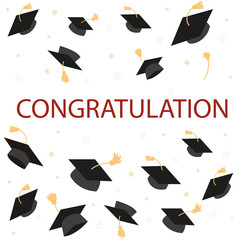 Congratulations!Banner,poster or greeting card.