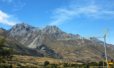 Construction in Glenorchy - New Zealand