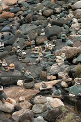 Obraz premium Stones on the Santinho Beach, Florianópolis