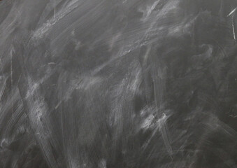 chalk on blackboard