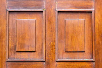 Detail of the filling of the historical wooden door.