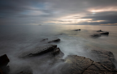 Rocky Shore near Crail in the East Neuk of Fife, Scotland