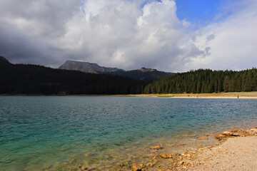 Black Lake in Durmitor National Park in Montenegro	