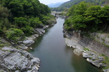 Fototapeta na wymiar 日本　長瀞の風景
