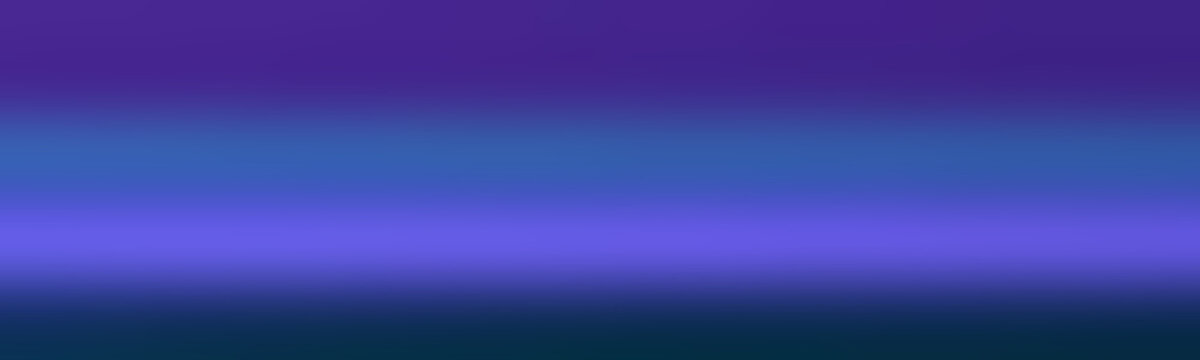 Wide texture gradient backdrop for greeting card and website, banner deep purple. Abstract colorful background blue. Fluid minimal digital gradient.