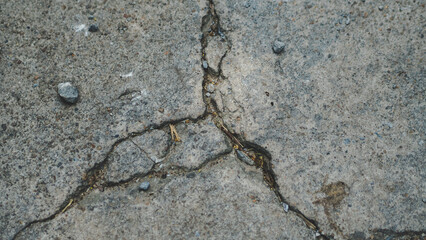 cracks on concrete background floor