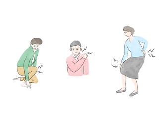 関節痛のイラスト