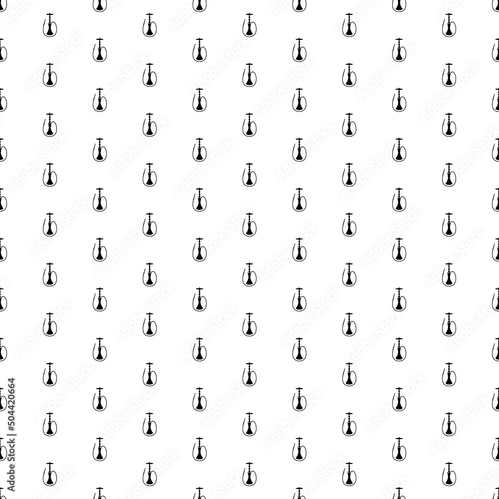 Poster square seamless background pattern from geometric shapes. the pattern is evenly filled with big blac