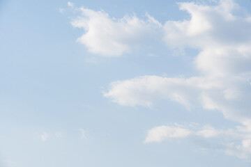 Fototapeta premium Blue sky with some clouds