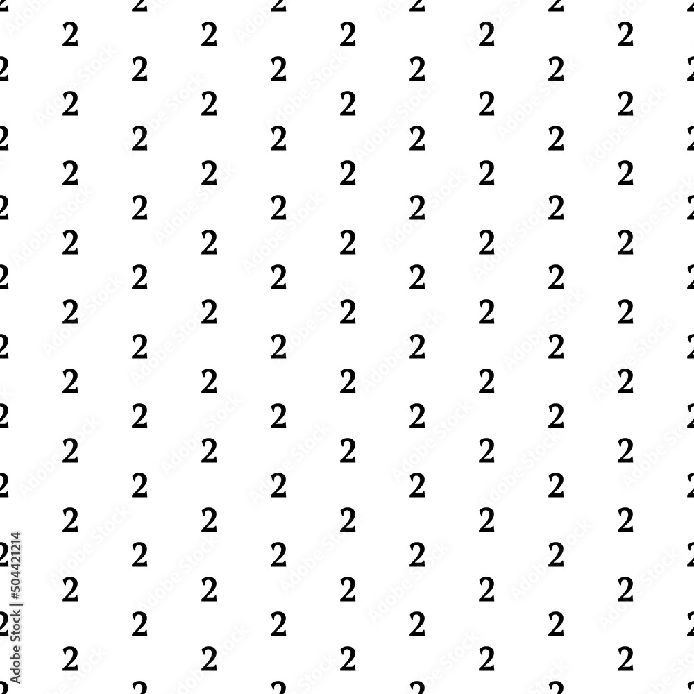 Poster square seamless background pattern from geometric shapes. the pattern is evenly filled with black nu