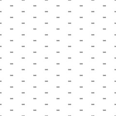 Square seamless background pattern from geometric shapes. The pattern is evenly filled with small black gas text symbols. Vector illustration on white background