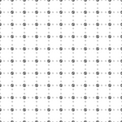Fototapeta na wymiar Square seamless background pattern from black no gas symbols are different sizes and opacity. The pattern is evenly filled. Vector illustration on white background