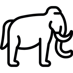 Obraz premium Mammoth Icon