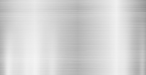 Panoramic steel background metal texture with highlights - Vector - obrazy, fototapety, plakaty