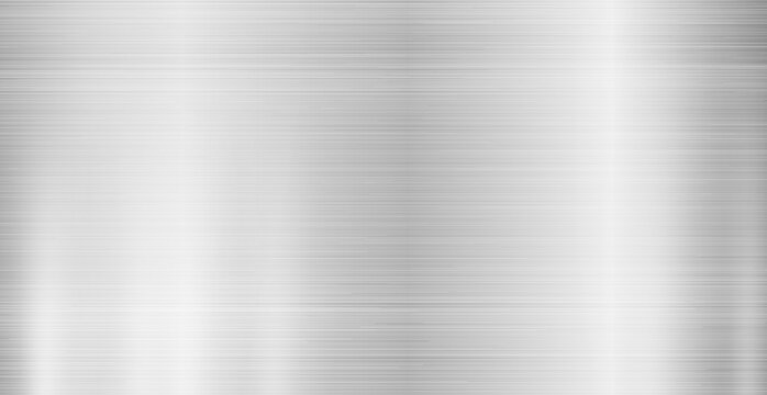 Panoramic steel background metal texture with highlights - Vector
