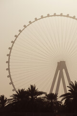 Ain Dubai, the world's biggest and tallest Ferris wheel, located on Bluewaters Island, near the Dubai Marina district