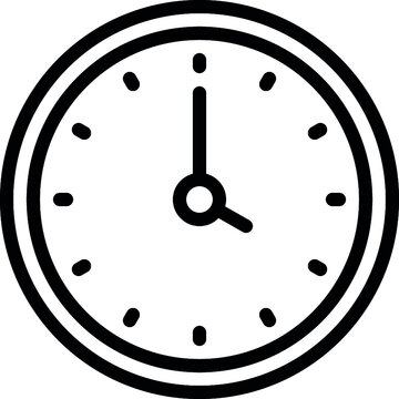 Round Clock Icon