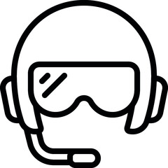 Pilot Helmet Icon © Juicy Studios LTD